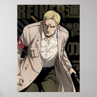 Poster Shingeki no Kyojin Reiner Braun