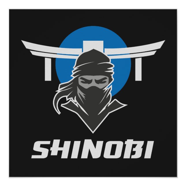Pôster Shinobi Ninja Martial Arts (Frente)