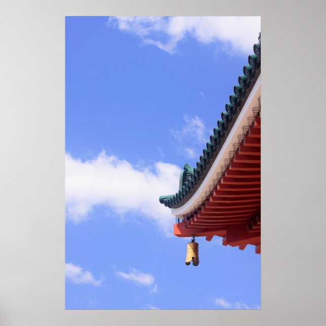 Poster Shinto Shrine Roof (Frente)
