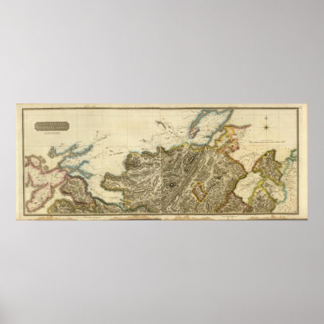 Pôster Shire de Inverness Composto (Frente)