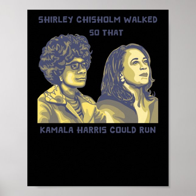 Poster Shirley Caminhou Para Que Kamala Pudesse Executar  (Frente)