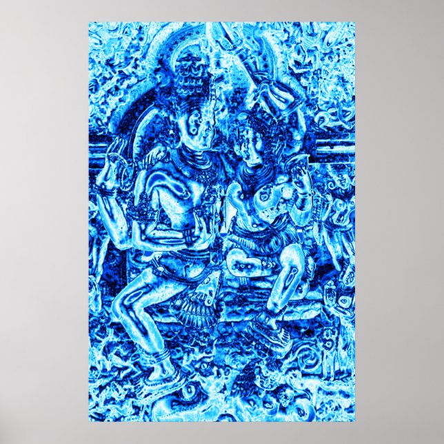 Pôster Shiva e Shakti Embrace (Frente)