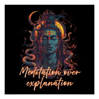 Pôster Shiva Energy, Divine Power, Manifestation Design