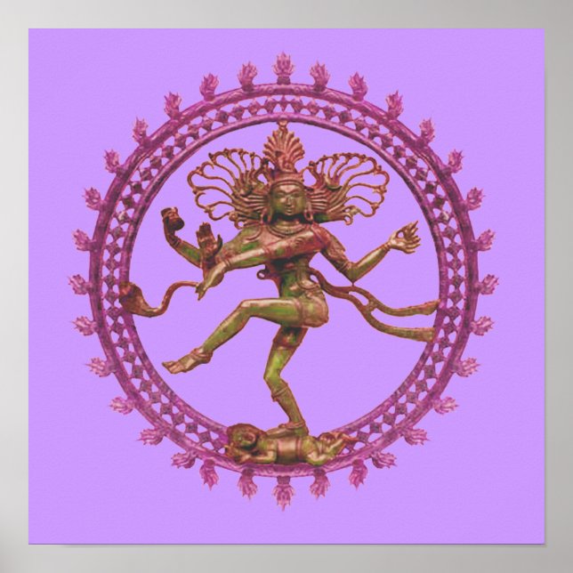 Pôster Shiva (Nataraja), Dançarina Cósmica (Frente)