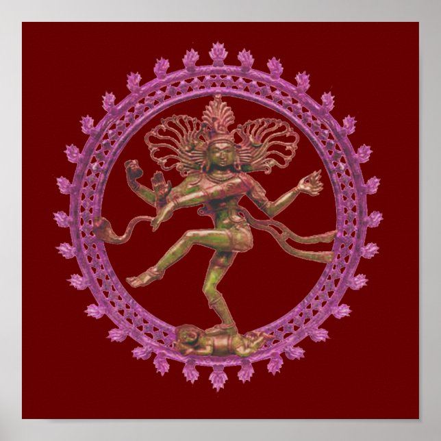 Pôster Shiva (Nataraja), Dançarina Cósmica (Frente)