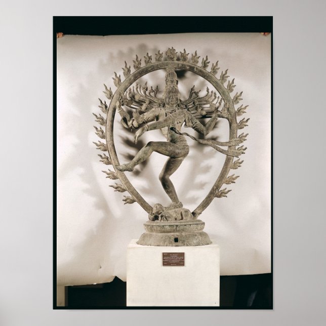 Pôster Shiva Nataraja, dravidiano (Frente)