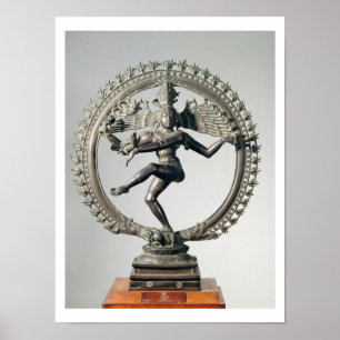 Pôster Shiva Nataraja, Tamil Nadu, Late Chola (bronze)