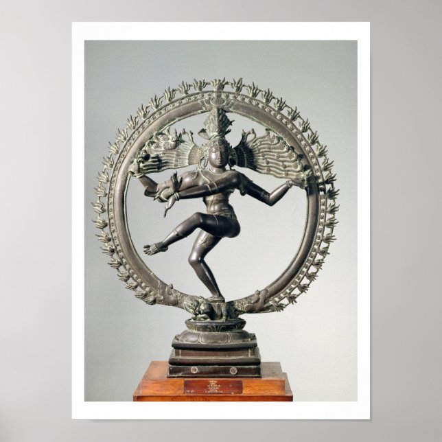 Pôster Shiva Nataraja, Tamil Nadu, Late Chola (bronze) (Frente)