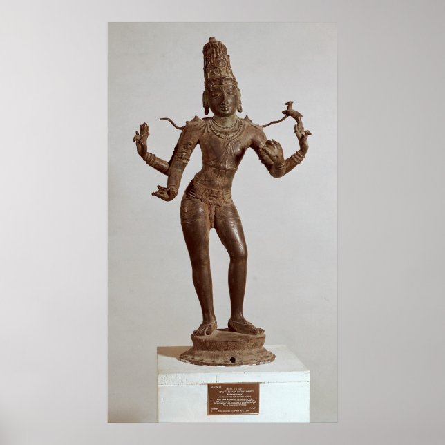 Pôster Shiva Vinadhara Dakshina-Murti, dravidian (Frente)