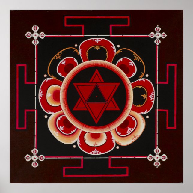 Poster Shiva Yantra por June Moon (Frente)