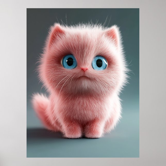Poster Shmu - A gatinha rosa (Frente)