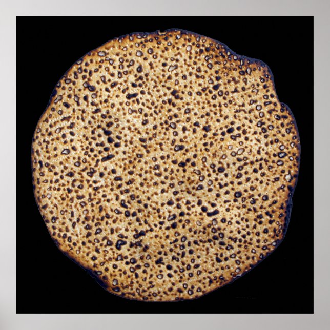 Pôster Shmura Matzah artesanal (Frente)