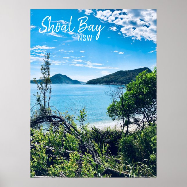 Poster Shoal Bay Port Stephens NSW (Frente)