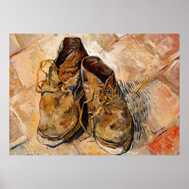 Poster Shoes by Van Gogh Painting Art (Frente)