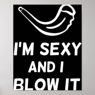 Poster Shofar Eu Sou Y E Eu O Toquo Rosh Hashanah Judaico
