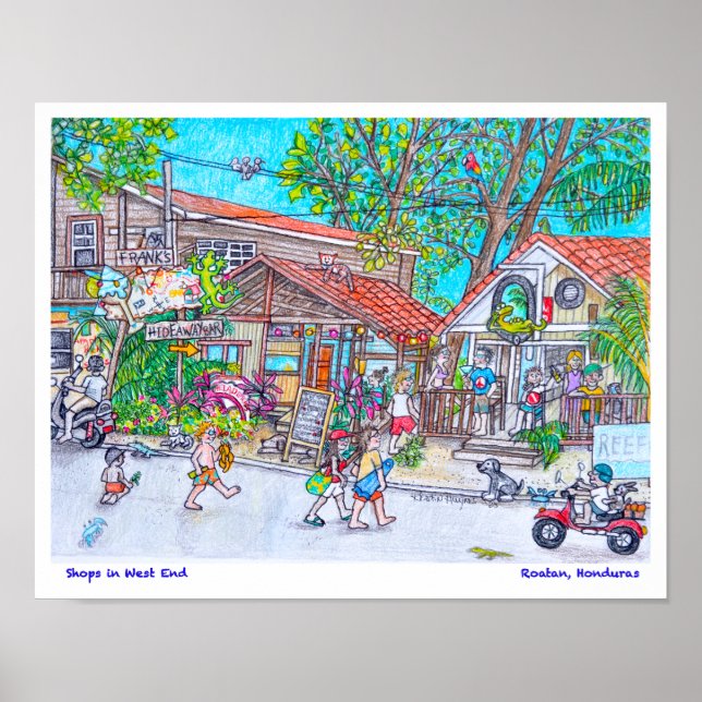 Poster Shops in West End (Frente)