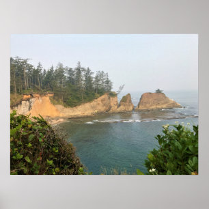 Poster Shores Acres State Park, Costa do Oregon