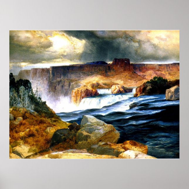 Poster Shoshone Falls, Cobra River, Idaho (Frente)