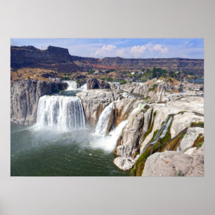 Pôster Shoshone Falls no rio Cobra, Idaho