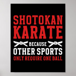 Poster Shotokan Karate Porque Outros Esportes Só Exigem