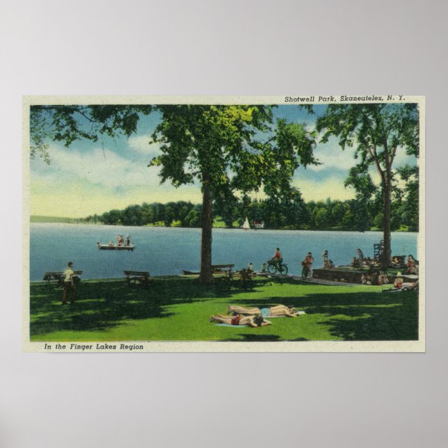 Pôster Shotwell Park em um Dia Sunny (Frente)