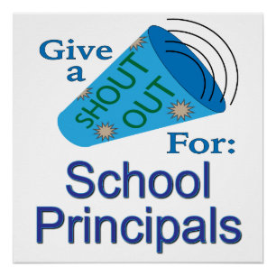Pôster Shout for School Principals