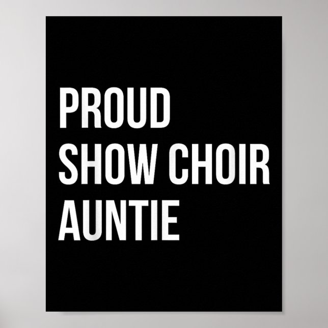 Poster Show Choir Auntie  (Frente)
