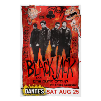 Pôster Show da reunião de Blackjack na poster de Dante