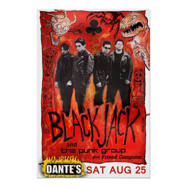 Pôster Show da reunião de Blackjack na poster de Dante (Frente)