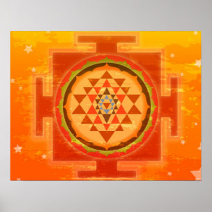 Poster Shree espiritual Yantra