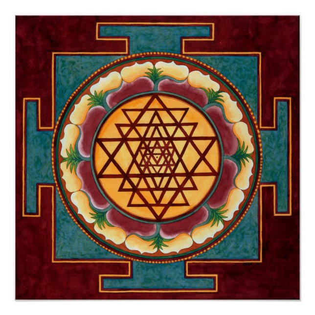 Pôster Shri Yantra (Frente)