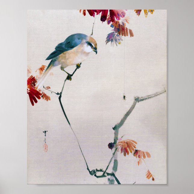 Poster Shrike e Spider, Watanabe Seitei (Frente)