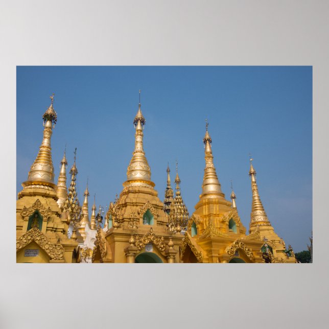 Poster Shrines budistas (Frente)