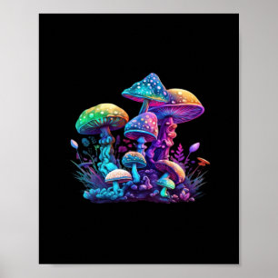 Poster Shroom Místico - Whimsigoth E Witchcore Wonderl