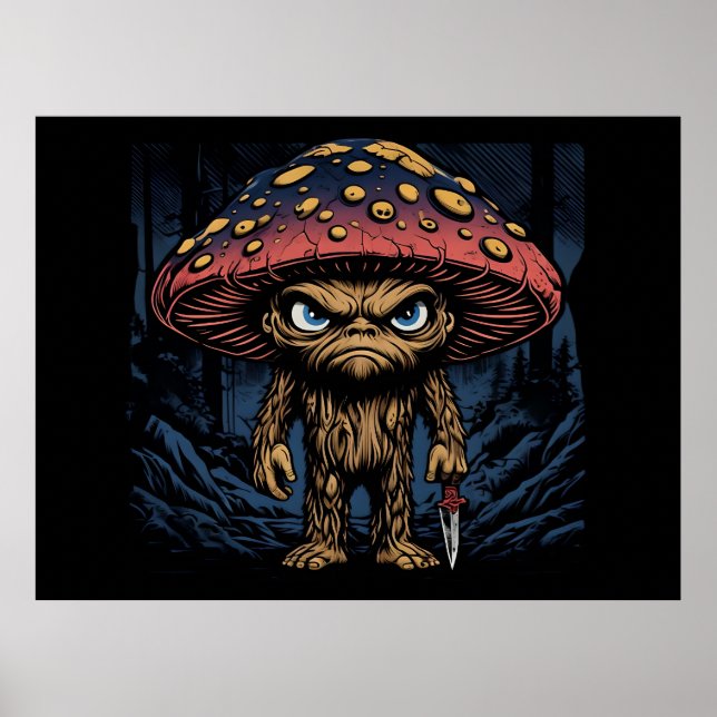 Poster Shroomfoot: Ser maligno da floresta dos Funghi (Frente)