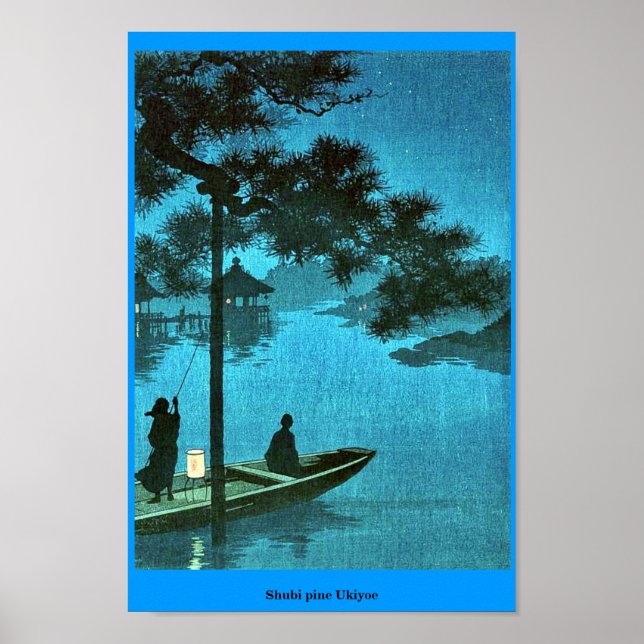 Pôster Shubi pine Ukiyoe (Frente)