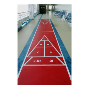 Pôster Shuffleboard a bordo