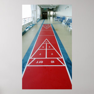 Pôster Shuffleboard a bordo