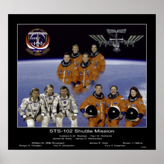 Pôster Shuttle-sts102-s-002