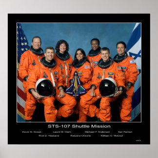 Pôster Shuttle-sts107-s-002