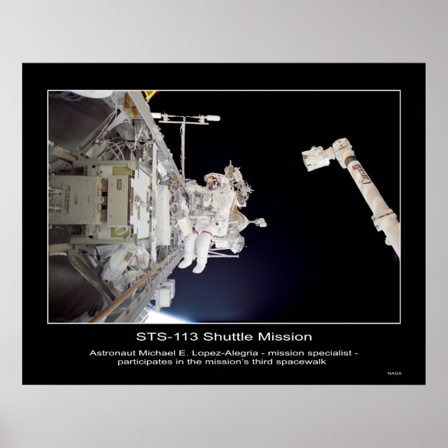 Pôster Shuttle-sts113-307-009 (Frente)