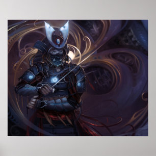 Poster SHWANN: O samurai futurista DJ