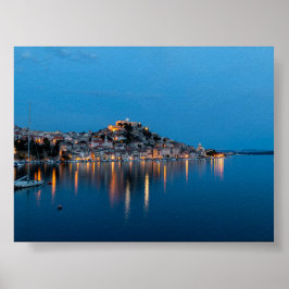 Poster Sibenik na hora azul