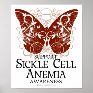 Poster Sickle Cell Anemia Butterfly