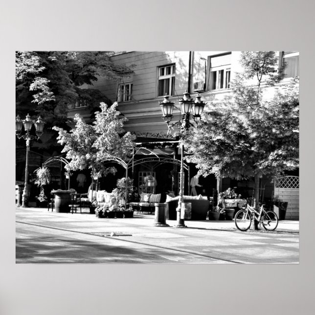 Poster Sidewalk Cafe (Frente)