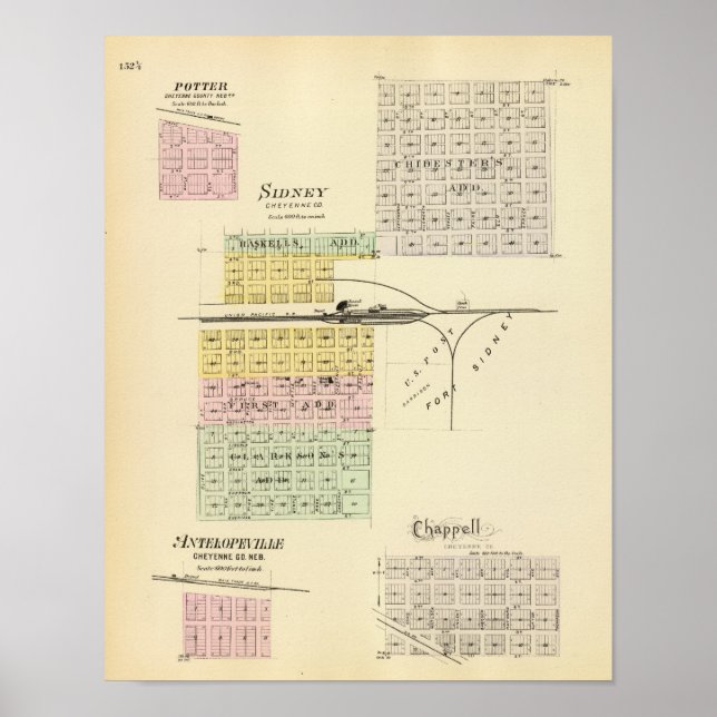 Pôster Sidney, Nebraska (Frente)