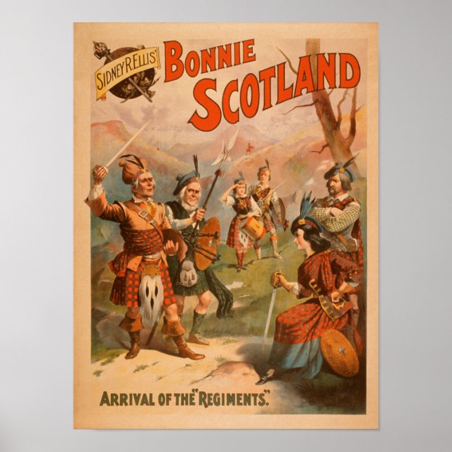 Poster Sidney R. Ellis' Bonnie Scotland Play 4 (Frente)