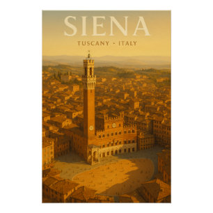 Pôster Siena — Toscana Piazza del Campo