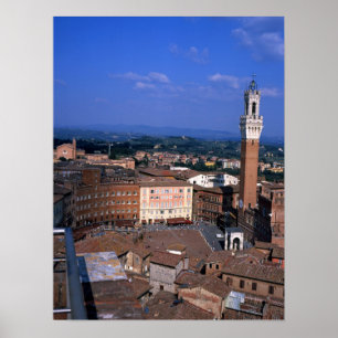 Poster Siena Tuscany Itália