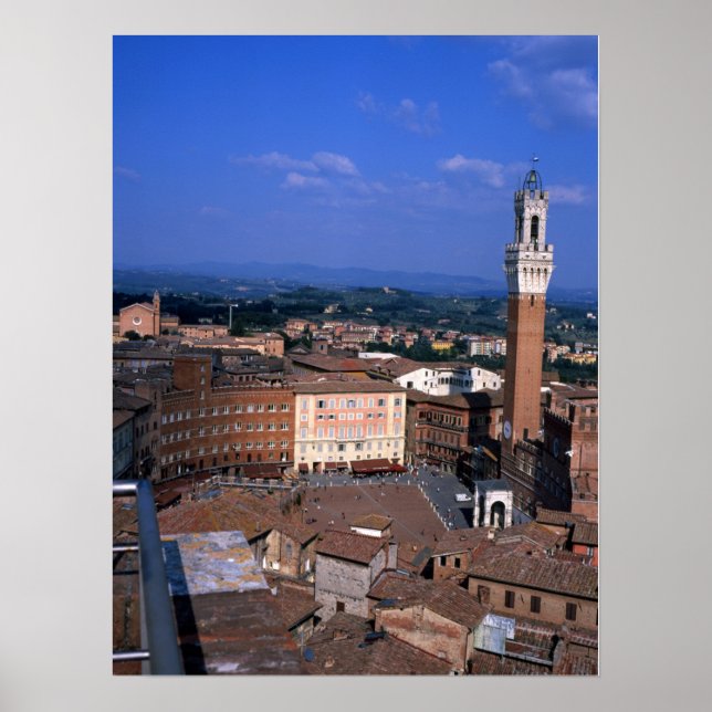 Poster Siena Tuscany Itália (Frente)